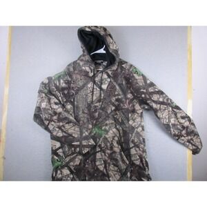 Guide Series Hoodie Mens Large Brown Camo Fleece Pullover Hunting Sweatshirt